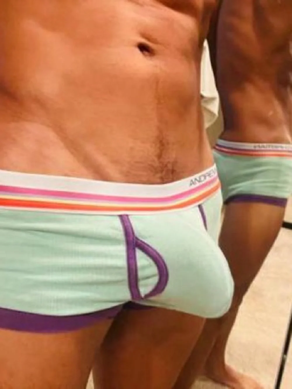 NWT Andrew Christian multicolor shorts